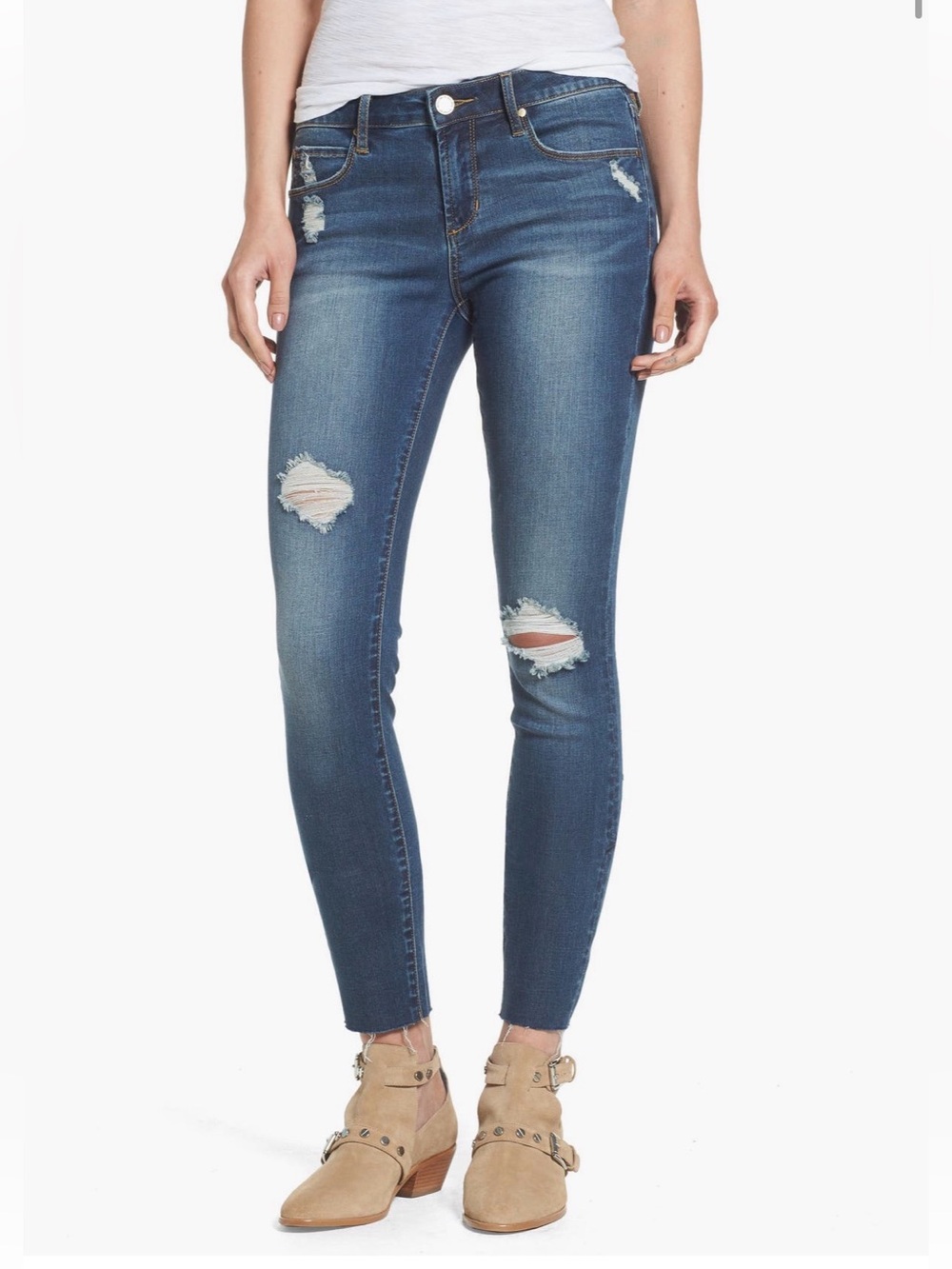 Dark Blue Women's Skinny Jeans size 28